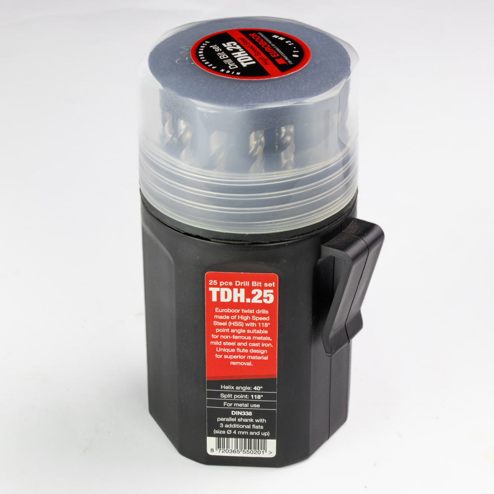 Euroboor HSS spiraalboor DIN338 Ø7.5 mm | 10 st. - TD01.075 (3F)